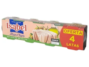 PACK 3+1 ATUN ISABEL ACEITE OLIVA