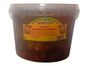 PEPINOS RELLENOS DE PIMIENTO CUBO 2 K