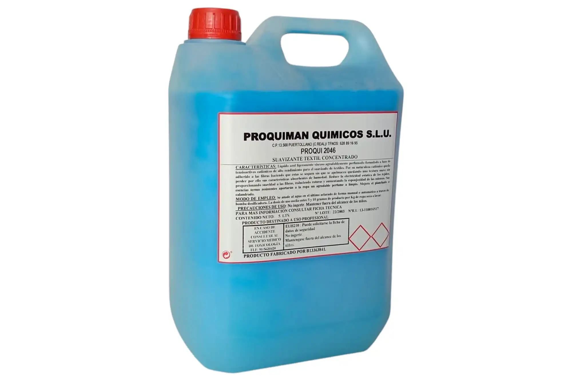 GARRAFA SUAVIZANTE PROQUI 5 L
