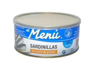LATA DE SARDILLAS EN ACEITE DE GIRASOL EL MENU 900 GR (1)