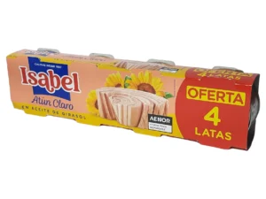 PACK 3+1 ATUN ISABEL ACEITE GIRASOL
