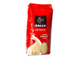 PASTA GALLO LETRAS 450 GR
